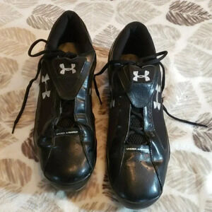 Under Amour 13M black metal‎ baseball cleats